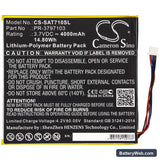 Insignia Flex NS Replacement Battery, 3.7V, 4000mAh, Li-Polymer 3
