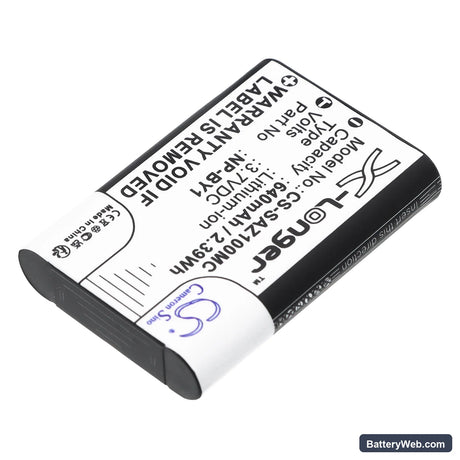Sony Action Cam Mini AZ1 Replacement Battery, 3.7V, 640mAh, Li-ion 2