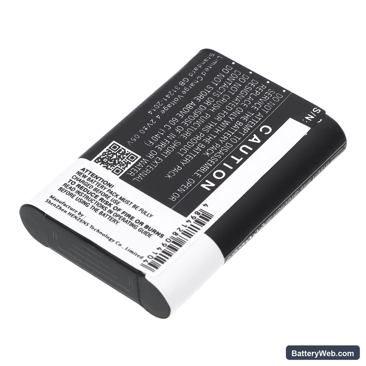 Sony Action Cam Mini AZ1 Replacement Battery, 3.7V, 640mAh, Li-ion 4