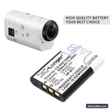 Sony Action Cam Mini AZ1 Replacement Battery, 3.7V, 640mAh, Li-ion 6