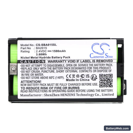 Sennheiser G2 Replacement Battery, 2.4V, 1500mAh, Ni-MH 5
