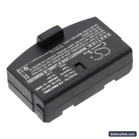 Williams Sound WIRRX16 Replacement Battery, 2.4V, 60mAh, Ni-MH 2