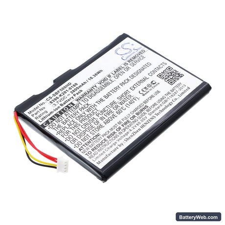 Seagate GoFlex Satellite Mobile Wireless Storage STBF500101 Replacement Battery, 3.7V, 2800mAh, Li-ion 2