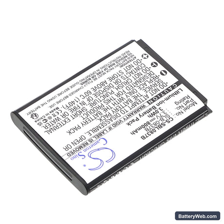Samsung Digimax L70 Replacement Battery, 3.7V, 800mAh, Li-ion 2