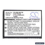 Samsung Digimax L70 Replacement Battery, 3.7V, 800mAh, Li-ion 3