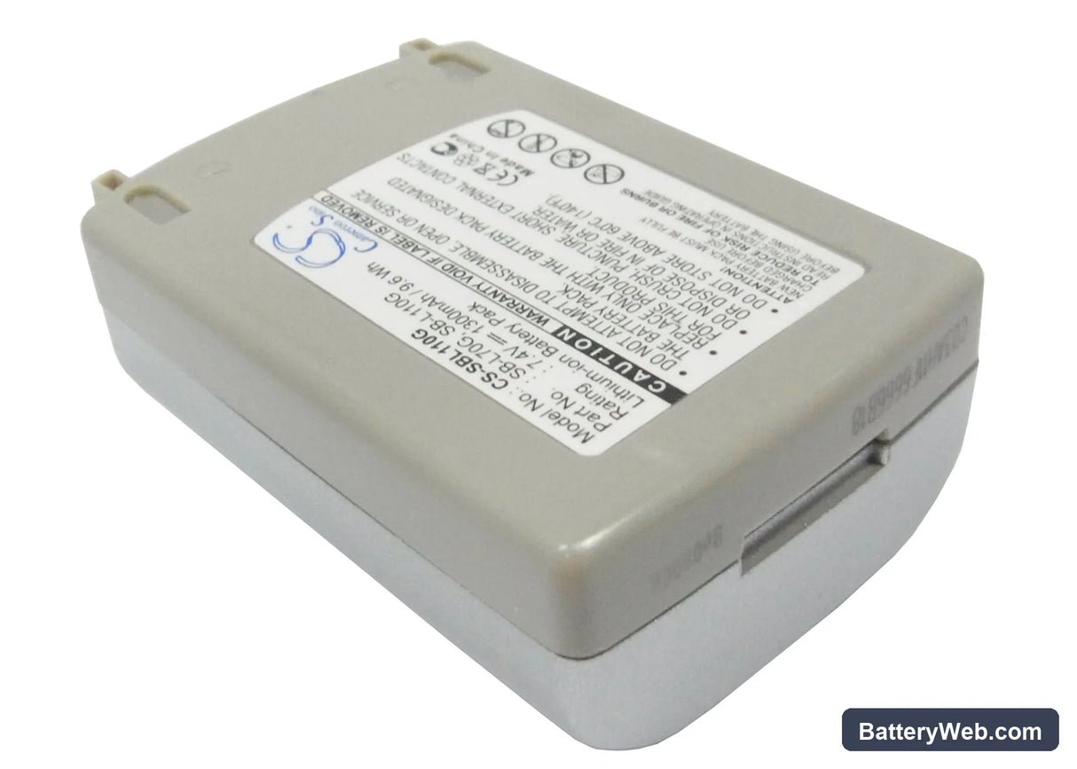 Samsung VM-C5000 Replacement Battery, 7.4V, 1300mAh, Li-ion 2