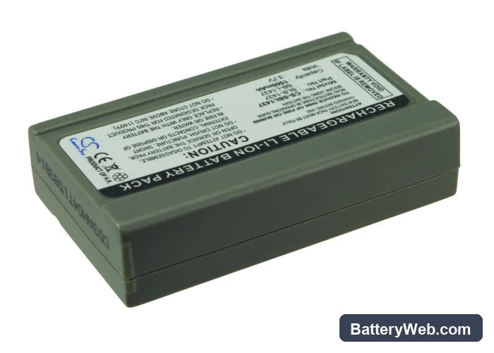 Samsung DIGI-MAX V4 Replacement Battery, 3.7V, 1500mAh, Li-ion 3