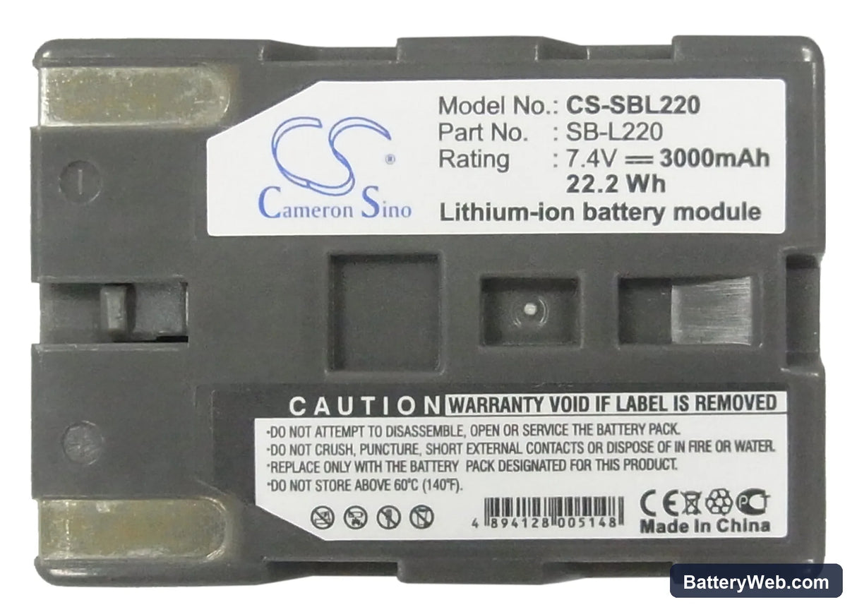 Leaf AFi-II 7 Replacement Battery, 7.4V, 3000mAh, Li-ion 5