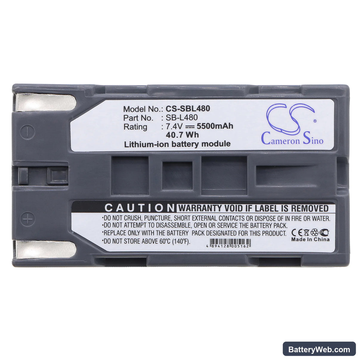 Leaf AFi-II 7 Replacement Battery, 7.4V, 5500mAh, Li-ion 5