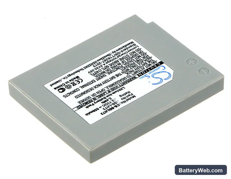 Samsung SDC-MS61S Replacement Battery, 3.7V, 650mAh, Li-ion 2
