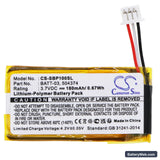Sennheiser ADAPT 230 Mono Replacement Battery, 3.7V, 180mAh, Li-Polymer 3
