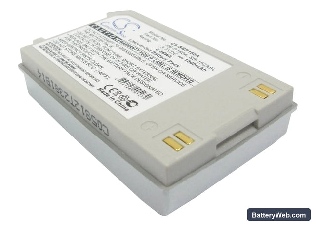 Samsung VP-X220L Replacement Battery, 3.7V, 1800mAh, Li-ion 1