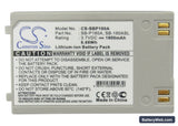 Samsung VP-X220L Replacement Battery, 3.7V, 1800mAh, Li-ion 5