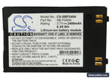 Samsung VP-X220L Replacement Battery, 3.7V, 2400mAh, Li-ion 5