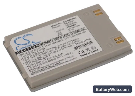 Samsung VM-M102 Replacement Battery, 3.7V, 1200mAh, Li-ion 1