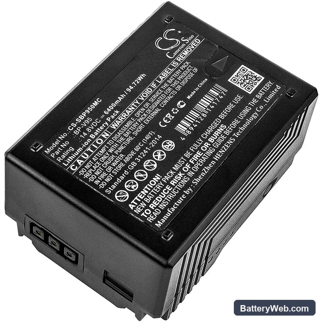 RED One Replacement Battery, 14.8V, 6400mAh, Li-ion 1