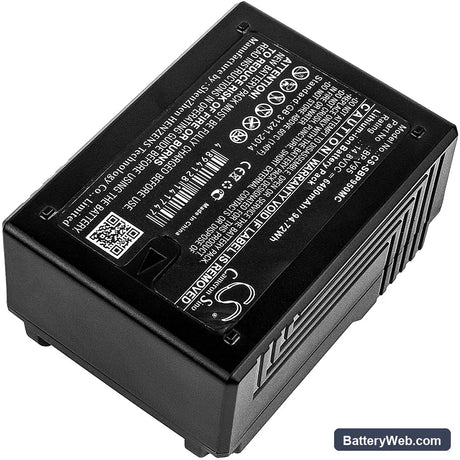 RED One Replacement Battery, 14.8V, 6400mAh, Li-ion 2