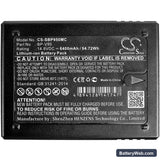 RED One Replacement Battery, 14.8V, 6400mAh, Li-ion 5