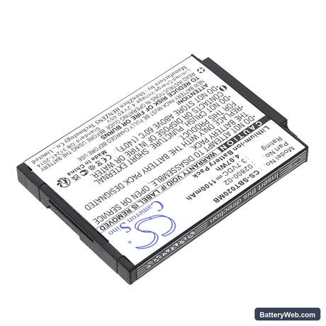 Summer Baby Touch 02000 Replacement Battery, 3.7V, 1100mAh, Li-ion 2