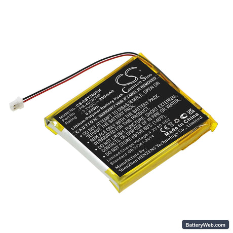 Suunto Spartan Trainer Replacement Battery, 3.7V, 230mAh, Li-Polymer 1
