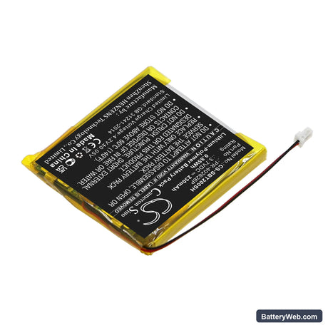 Suunto Spartan Trainer Replacement Battery, 3.7V, 230mAh, Li-Polymer 2