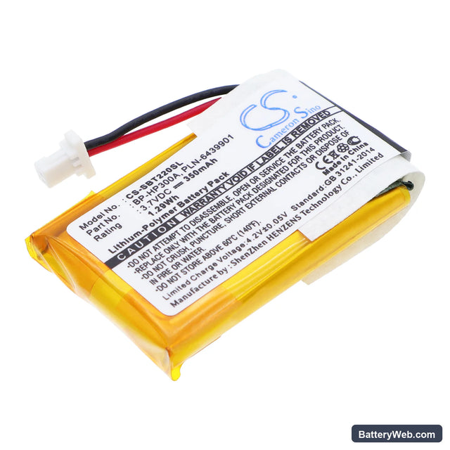 Sony BT22 Replacement Battery, 3.7V, 350mAh, Li-Polymer 1