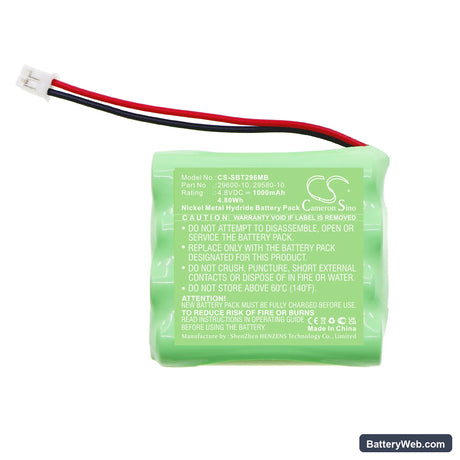 Summer Glimpse 29600-10 Replacement Battery, 4.8V, 1000mAh, Ni-MH 3