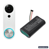 SimpliSafe SimpliSafe Replacement Battery, 3.7V, 6000mAh, Li-ion 6