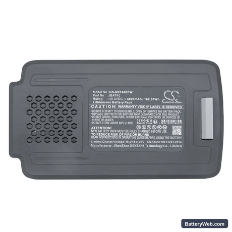 Snow Joe iON18SB Replacement Battery, 40V, 4000mAh, Li-ion 5