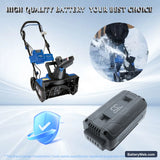 Snow Joe iON18SB Replacement Battery, 40V, 5000mAh, Li-ion 6