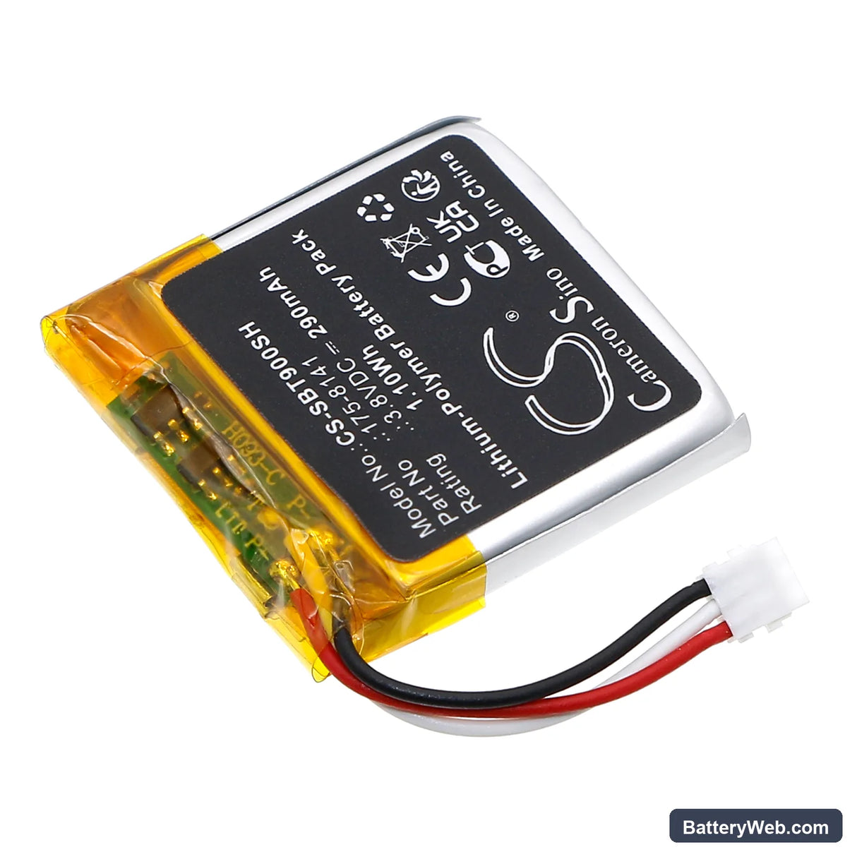 Suunto 9 Replacement Battery, 3.8V, 290mAh, Li-Polymer 2