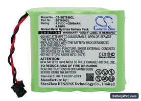 Stabo ST930 Replacement Battery, 4.8V, 2000mAh, Ni-MH 1