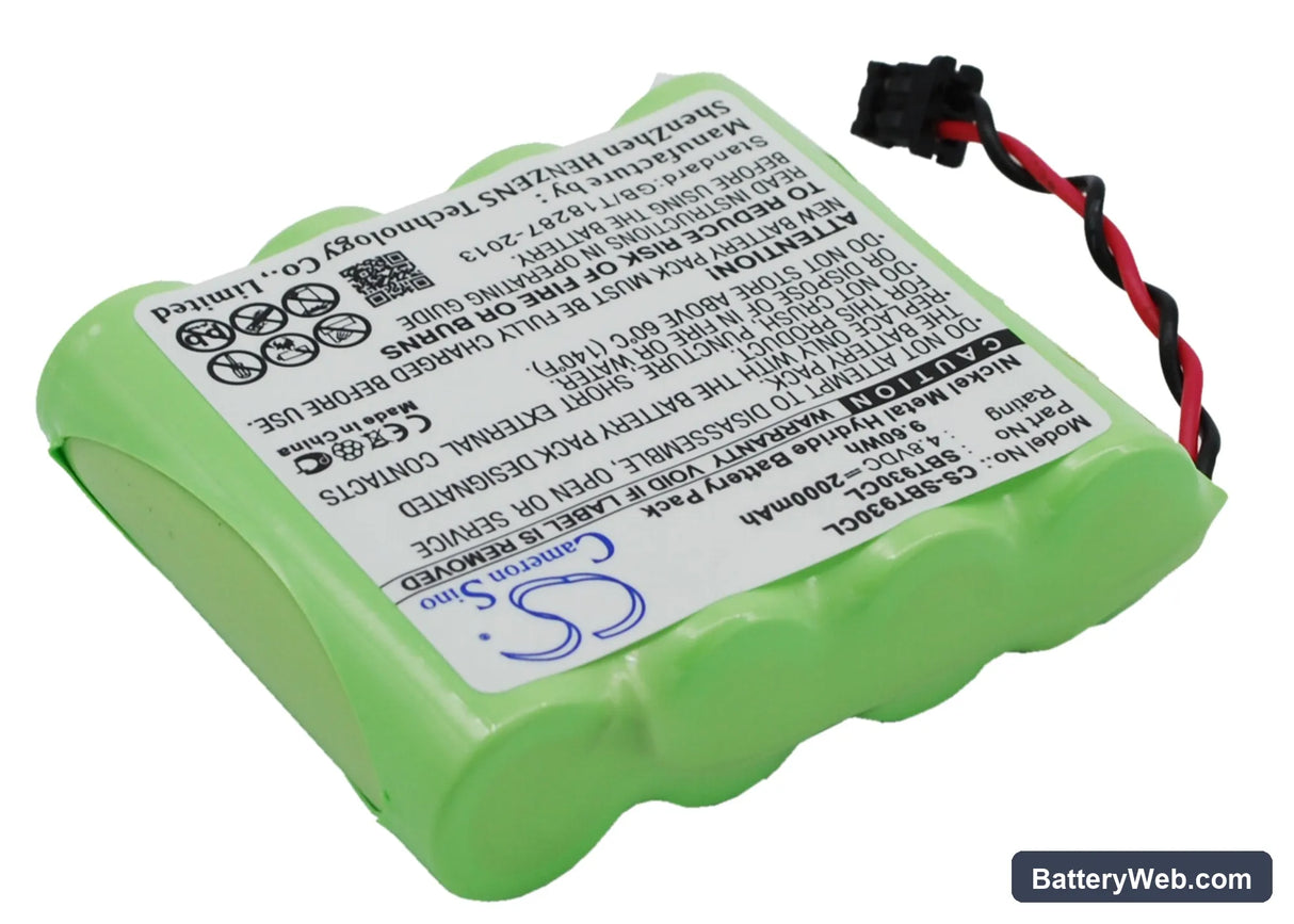 Stabo ST930 Replacement Battery, 4.8V, 2000mAh, Ni-MH 3