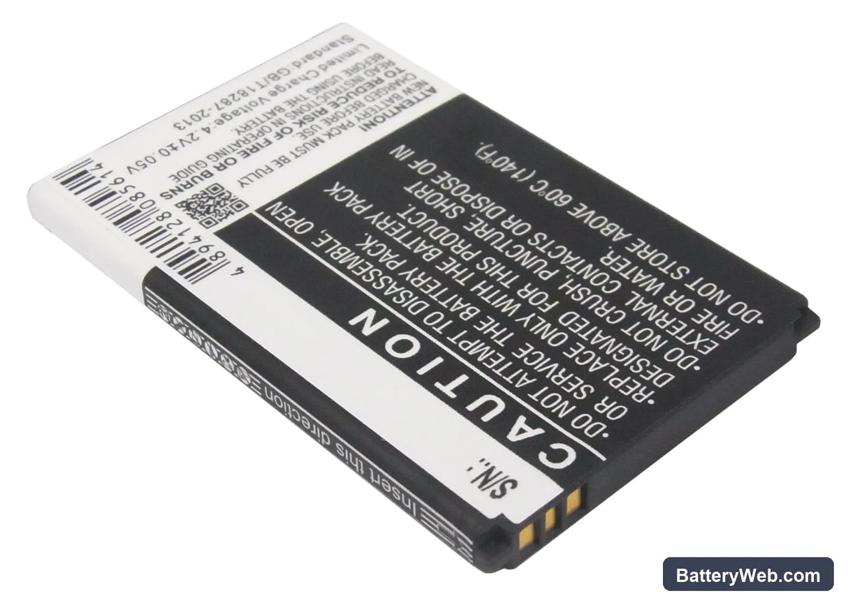 SoftBank C01HW Replacement Battery, 3.7V, 1500mAh, Li-ion 4
