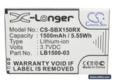 SoftBank C01HW Replacement Battery, 3.7V, 1500mAh, Li-ion 5
