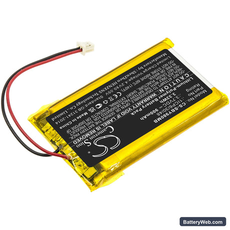 Sanitas SBY 98 Replacement Battery, 3.7V, 900mAh, Li-Polymer 2