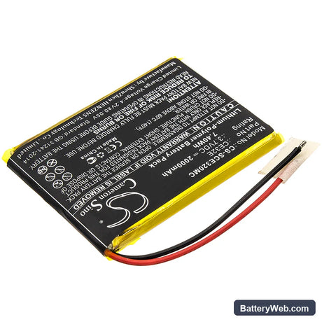 Safety Vision Prima Facie Replacement Battery, 3.7V, 2000mAh, Li-Polymer 2