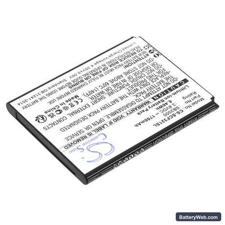 Schok Flip SC3218T Replacement Battery, 3.8V, 1700mAh, Li-ion 2