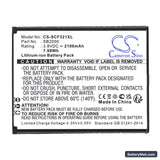 Schok Flip SC3218T Replacement Battery, 3.8V, 2100mAh, Li-ion 3