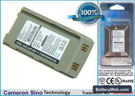 Samsung SCH-411 Replacement Battery, 3.7V, 1200mAh, Li-ion 1