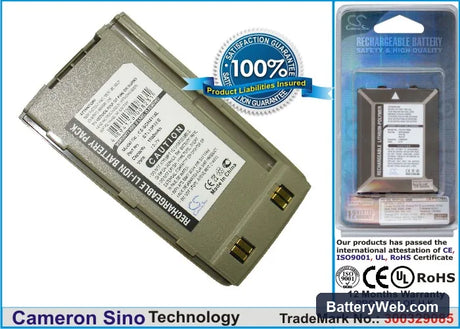 Samsung SCH-411 Replacement Battery, 3.7V, 1800mAh, Li-ion 1