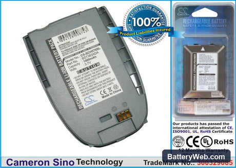 Samsung SCH-A570 Replacement Battery, 3.7V, 1000mAh, Li-ion 1