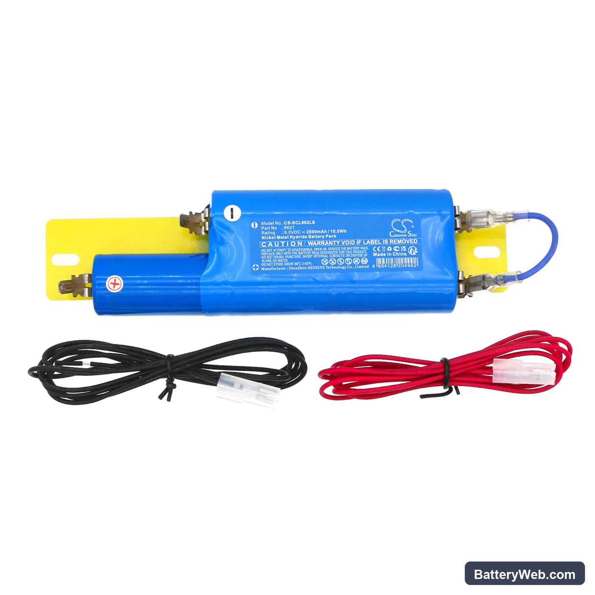 Schuch Licht 8621 Replacement Battery, 6V, 2500mAh, Ni-MH 3