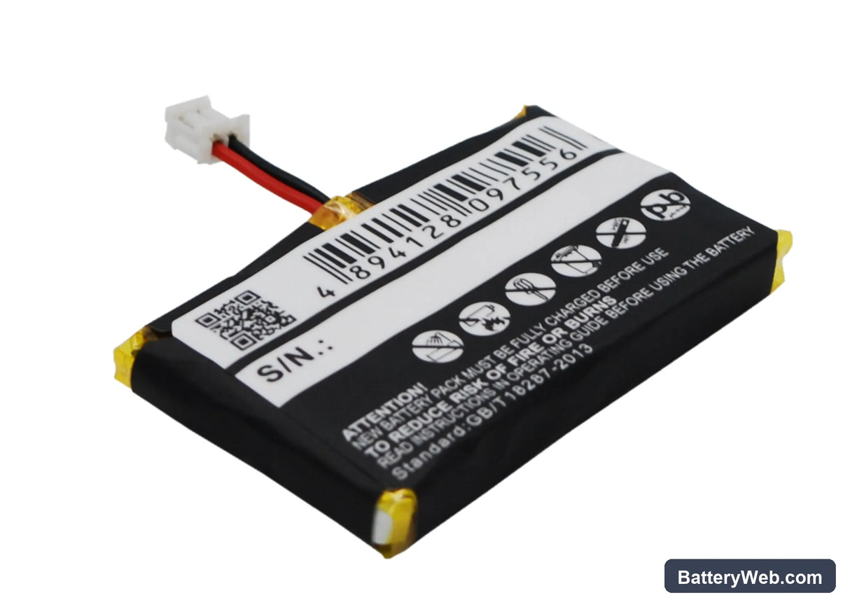 SportDog SD-1225 Trainer Receiver Replacement Battery, 7.4V, 200mAh, Li-Polymer 4