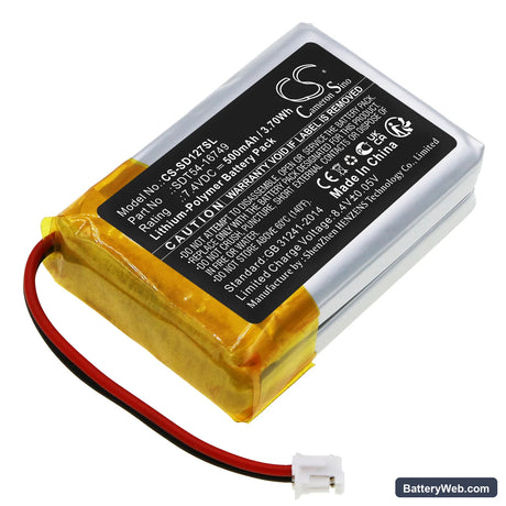 SportDog SportTrainer SD-1275 Black Edition Collar Replacement Battery, 7.4V, 500mAh, Li-Polymer 1
