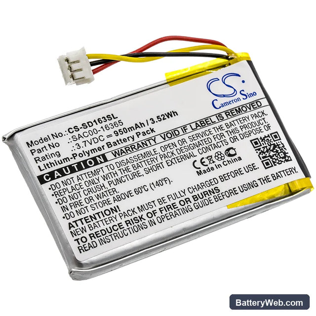 SportDog Contain Replacement Battery, 3.7V, 950mAh, Li-Polymer 1