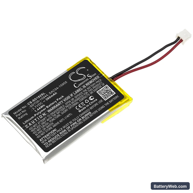 SportDog SportHunter 1225 Replacement Battery, 3.7V, 390mAh, Li-Polymer 1