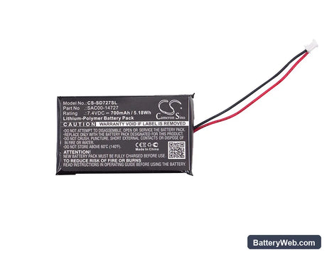 SportDog Remote Launcher Receiver Replacement Battery, 7.4V, 700mAh, Li-Polymer 5