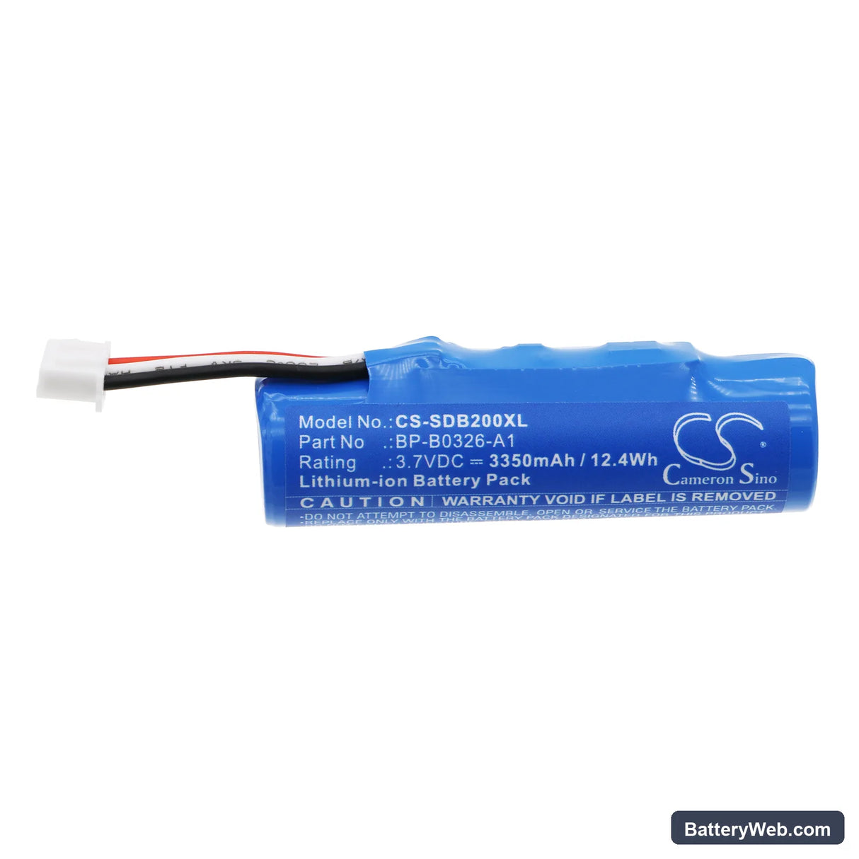 Seiko MP-B20 Replacement Battery, 3.7V, 3350mAh, Li-ion 3