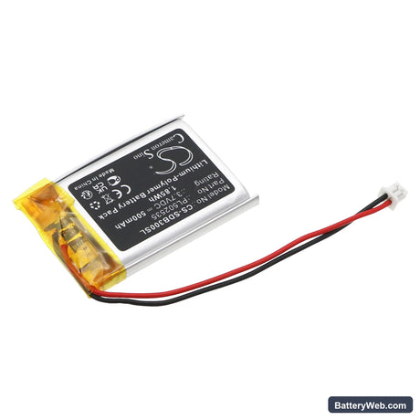 SimpliSafe SSDB3 Replacement Battery, 3.7V, 500mAh, Li-Polymer 2